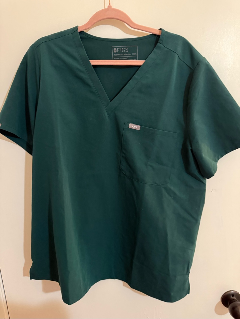 FIGS Forest Green Catarina Scrub Top